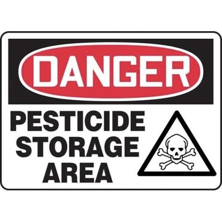 Accuform Danger Safety Sign, MCHL233XV MCHL233XV